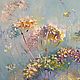 Oil painting of a flying floating flowers. Aerial Oil Painting. Pictures. Zabaikalie. Online shopping on My Livemaster.  Фото №2