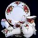 Винтаж: ВАЗА для цветов Old Country Roses  Royal Albert Фарфор  Англия. Вазы винтажные. Чердак дяди Рико. Ярмарка Мастеров.  Фото №5