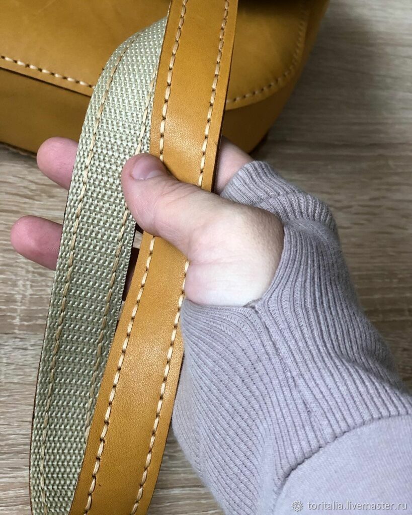 Сумка кросс-боди из натуральной кожи, ручной шов в интернет-магазине ...