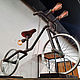 Bike - лофт светильник - велосипед. Настенные светильники. Макар (vstileretro). Ярмарка Мастеров.  Фото №5