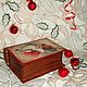 Шкатулка-Книжка "Christmas Greetings". Шкатулки. Анастасия Коптева  *СТАСЯ  и  ВАСЯ*. Ярмарка Мастеров.  Фото №5