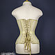 Прозрачный бельевой корсет удлиненный из сетки и кружева. Корсеты. Shi Corset (Анна). Ярмарка Мастеров.  Фото №4