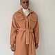 Camel shirt-style half-coat. Coats. cashmerestory. Online shopping on My Livemaster.  Фото №2