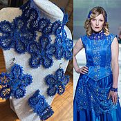 Украшения handmade. Livemaster - original item Necklace: Queen’s  Blue. Handmade.