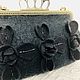 Felted bag ' Deadly love». Classic Bag. alina-shlyahova. Online shopping on My Livemaster.  Фото №2