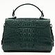 Сумка женская из кожи крокодила IMA0824VG1. Классическая сумка. CrocShop товары из экзотической кожи. Интернет-магазин Ярмарка Мастеров.  Фото №2