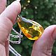 Amber pendant made of natural amber 'Transparent' solid. Pendant. BalticAmberJewelryRu Tatyana. My Livemaster. Фото №5