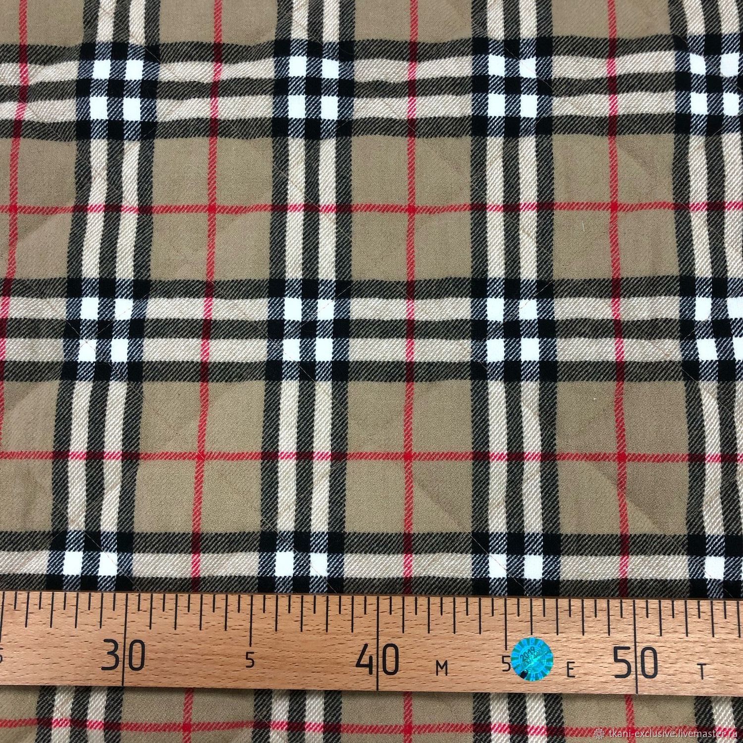 Ткани: Стежка курточная Burberry, двухсторонняя в интернет-магазине на ...