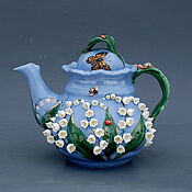 Посуда handmade. Livemaster - original item Kettles: Lilies of the valley. Handmade.