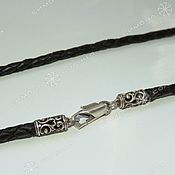 Русский стиль handmade. Livemaster - original item Cord or bracelet Rus (braided, thickness to choose from: 3, 4, 5, 6 mm). Handmade.
