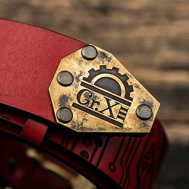 Аксессуары ручной работы. Ярмарка Мастеров - ручная работа Leather Belt Warhammer 40000 Adeptus Mechanicus. Handmade.