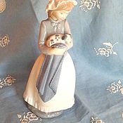 Винтаж handmade. Livemaster - original item Velikolepnaya figurine Girl with puppy NAO Lladro. Handmade.
