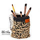 Pencil holder owl. Pencil holders. 2sovy. My Livemaster. Фото №4