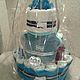 Cake from diapers for the newborn. Gifts for newborns. nikazvereva. My Livemaster. Фото №6