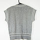 vests: Short knitted vest with striped trim. Vests. stylish things. My Livemaster. Фото №5