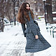 Зимняя стеганая утепленная куртка серо-черная, Куртки, Нижний Новгород,  Фото №1