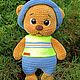 Вязаный мишка , вязаные игрушки. Амигуруми куклы и игрушки. Julmimitoys вязаные игрушки. Ярмарка Мастеров.  Фото №4
