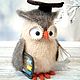 Owl -accountant, Stuffed Toys, Ufa,  Фото №1