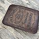 Картхолдер Jack Daniels из натуральной кожи коричневый. Картхолдер. Iron Arm Leatherworks (Екатерина). Интернет-магазин Ярмарка Мастеров.  Фото №2