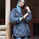 Заказать Куртка с капюшоном "Стильный серый цвет". Творческая мастерская 'Сундучок' (MoiSunduschok). Ярмарка Мастеров. . Куртки Фото №3