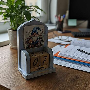 Канцелярские товары ручной работы. Ярмарка Мастеров - ручная работа Календарь. Handmade.