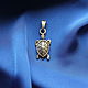 Подвеска  с черепашкой. Кулон. NIKISTORE - silver. Ярмарка Мастеров.  Фото №6
