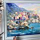 Oil painting 'Manarola, Italy'»,60-50,framed. Pictures. Zhanne Shepetova. My Livemaster. Фото №4