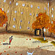 'Autumn in the St. Petersburg courtyard' acrylic painting (city, autumn). Pictures. Nadezda Perova. My Livemaster. Фото №4