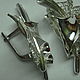Garnet Leaf Earrings. Earrings. kamniurala. Online shopping on My Livemaster.  Фото №2