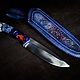 Order Handmade hunting knife 'Sarmat-2' blue tree. zlathunter. Livemaster. . Knives Фото №3