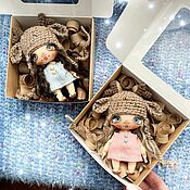 Текстильная кукла Зайка в подарок на Пасху Интерьерный декор Украшение