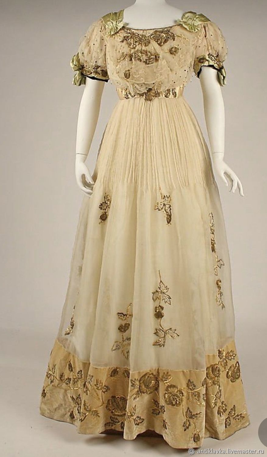 Платье стиль Ампир 19-20 века