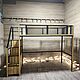 Кровать-чердак в стиле Лофт из лиственницы. Кровати. Мастерская Loft EvolutiON. Ярмарка Мастеров.  Фото №4