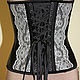 Order Gentle corset with cups. Ксения Gleamnight bespoke atelier. Livemaster. . Corsets Фото №3