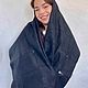  Black 'Milky Way 2'. Scarves. silk wool. My Livemaster. Фото №5