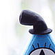 Заказать Билл Шифр Грустный Голубой (Bill Cipher, Gravity Falls, Гравити Фолз). Алиса (joujoucraft). Ярмарка Мастеров. . Мягкие игрушки Фото №3