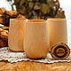 Набор деревянных стаканов из древесины кедра -3 шт. NC4, Кружки и чашки, Новокузнецк,  Фото №1