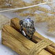 Order Original Silver ring with moonstone 'Taiga'. Unusual Gemstone Jewelry. Livemaster. . Ring Фото №3