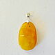 Natural amber pendant K-817, Pendant, Svetlogorsk,  Фото №1