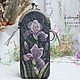 Japanese patchwork. Eyeglass case with clasp 'Favorite irises. Eyeglass case. Olga Abakumova. Lolenya (lolenya). My Livemaster. Фото №7