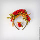 My creativity) Accessories / Headband berry kokoshnik + ring / @KATIA_MI