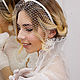 The veil: Wedding band with veil. Veil hat. Exclusive HATS. LANA ANISIMOVA.. My Livemaster. Фото №6