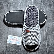 Обувь ручной работы handmade. Livemaster - original item 42r mens Slippers: Comfort and Massage for Your Feet. Handmade.
