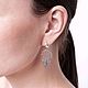 Spikelet earrings, silver earrings. Earrings. nounjewelry. Online shopping on My Livemaster.  Фото №2