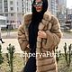 Шуба из меха лесной куницы!. Шубы. YANA KRAFT BRAND. Ярмарка Мастеров.  Фото №4