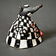 Керамический хранитель колец МЫШКА в КЛЕТОЧКУ. Статуэтки. Ammonit_art_ceramics. Ярмарка Мастеров.  Фото №10