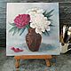 Oil painting Peonies. Still life with flowers. Pictures. Verana-art. Online shopping on My Livemaster.  Фото №2
