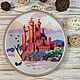 Cross-stitch Princess Castle on a cliff, Pictures, Chelyabinsk,  Фото №1