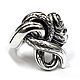 Кольцо серебряное Snakes Knot TRS0736. Кольца. Blacksilver. Ярмарка Мастеров.  Фото №4