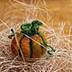  осенняя мышка с тыквой. Войлочная игрушка. The Pumpkin Mouse (Ксения). Ярмарка Мастеров.  Фото №4